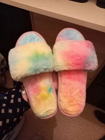 Chaussons arc-en-ciel
