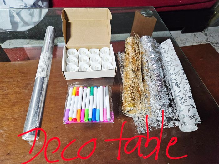 Déco table pour fête