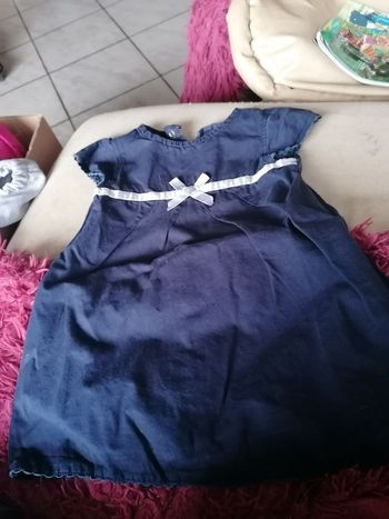 Robe été bleu marine