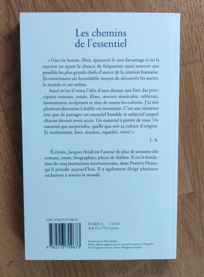 Livre Les chemins de l'essentiel - photo numéro 2