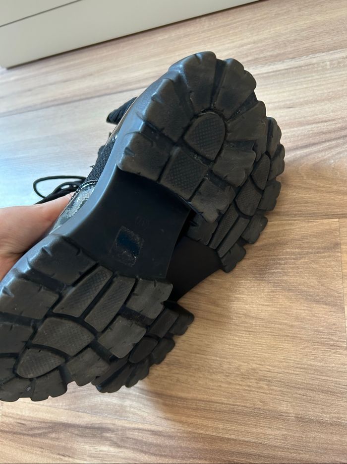 Bottines noires bi-matière Boutique Indépendante Taille 37 - photo numéro 5