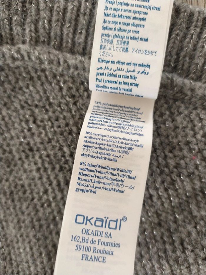 cape poncho pull okaidi 10 ans - photo numéro 5