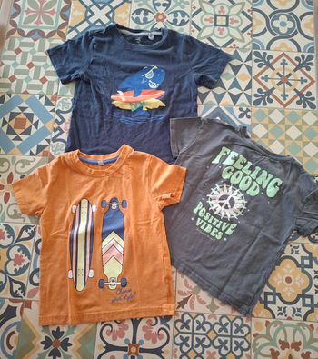 Tee-shirts manches courtes 4 ans garçon 