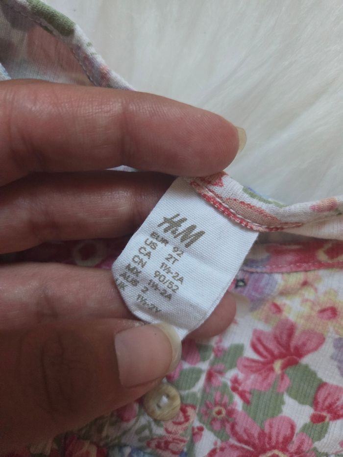 Ensemble fleurie h&m 2ans - photo numéro 2