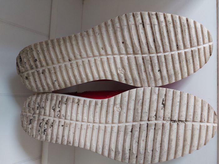 Chaussures mocassins My B rouge verni pointure 38,5 - photo numéro 9