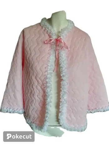 Veste gilet cardigan matelassé rose pink vintage rétro pin up