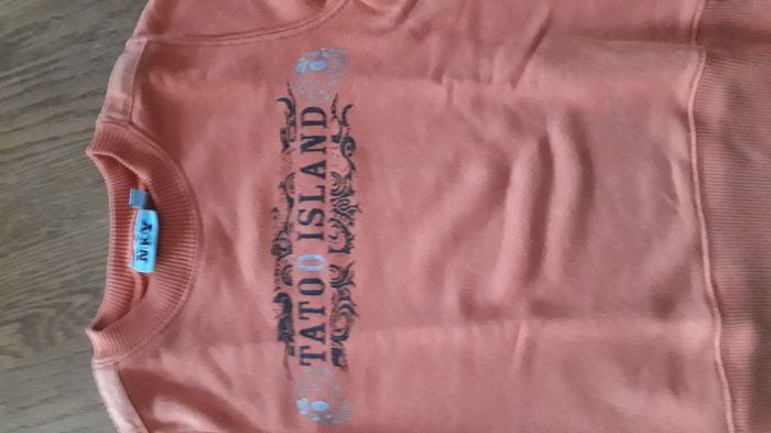 Sweat , pull orange NKY 4 ans - photo numéro 3