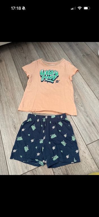 Pyjama short garçon kiabi 