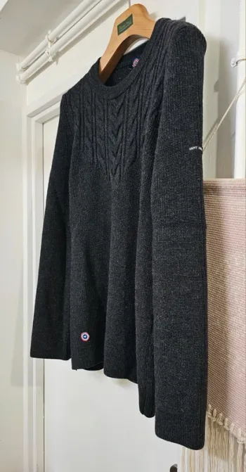 Pull Torsades Laine Woolmark Saint James Taille M