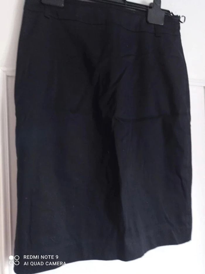 Jupe noire  courte taille 38 Mango - photo numéro 4