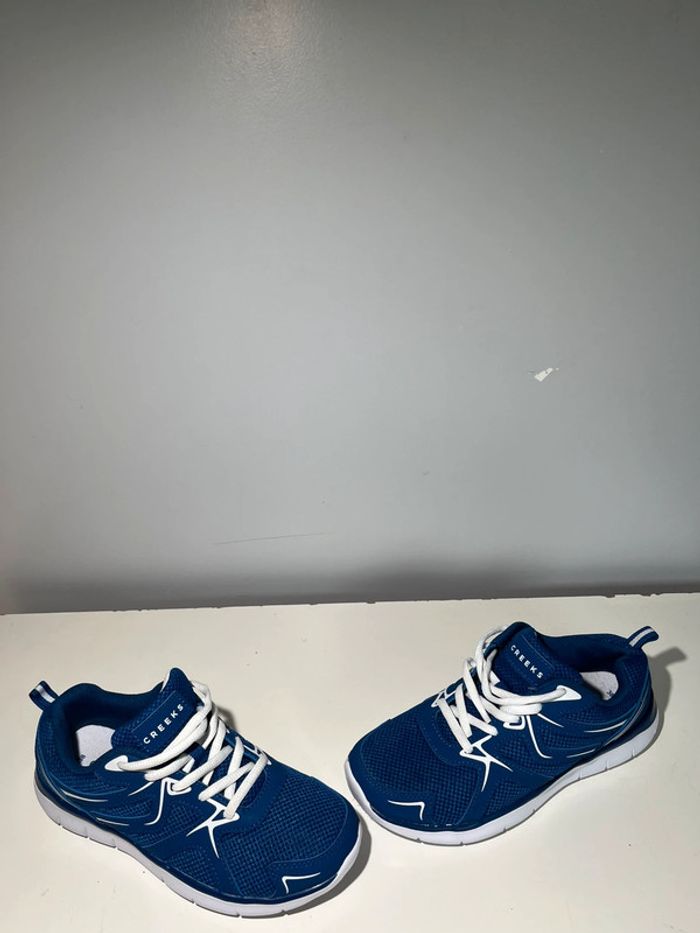 Chaussures Creeks bleu & blanc - photo numéro 3