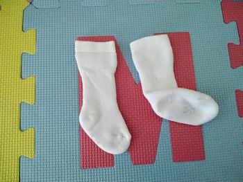 Chaussettes blanches neuves
