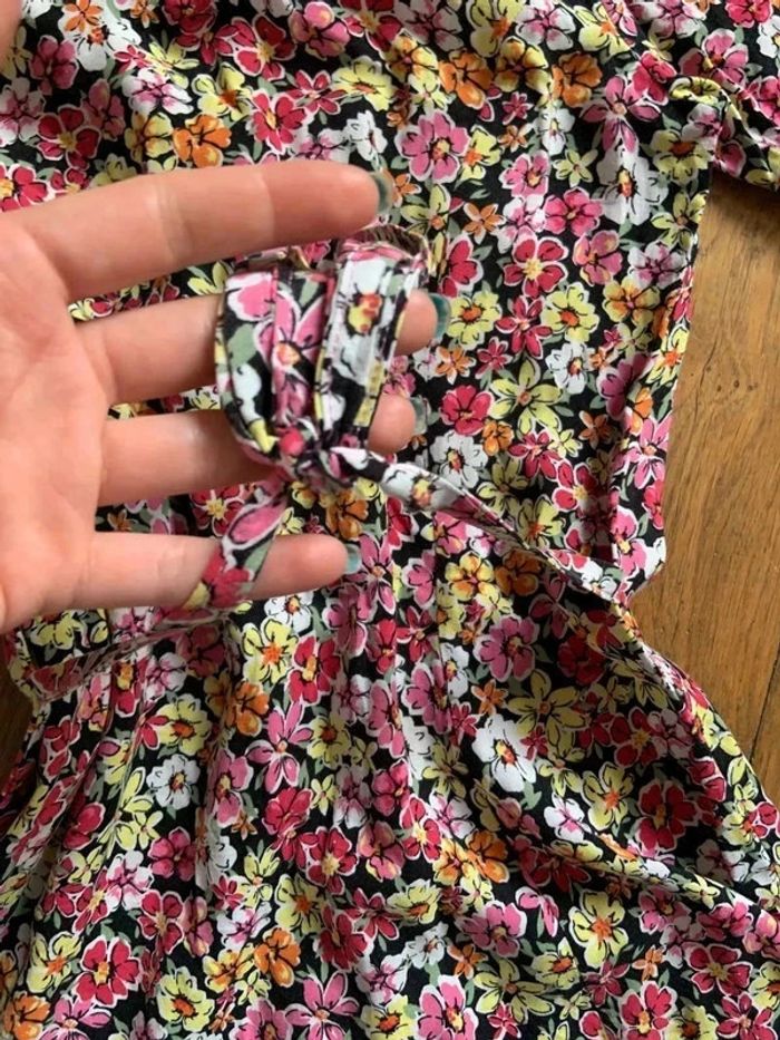 Robe fleurs colorée Tally Weijl taille 34 xs - photo numéro 7