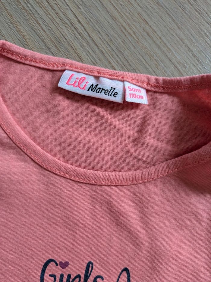T shirt ML Lili marelle 5ans - photo numéro 3