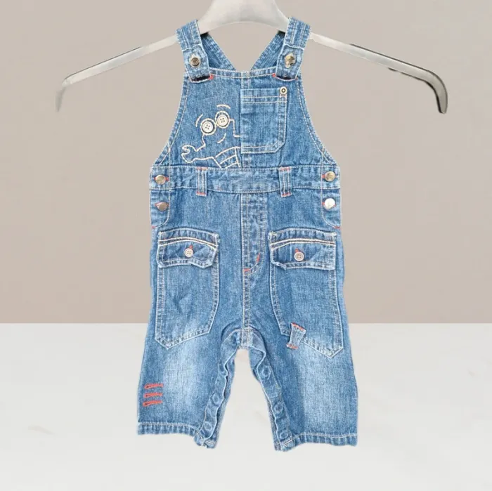 Salopettes en jeans bleu - Tout Compte Fait - Taille 6 mois