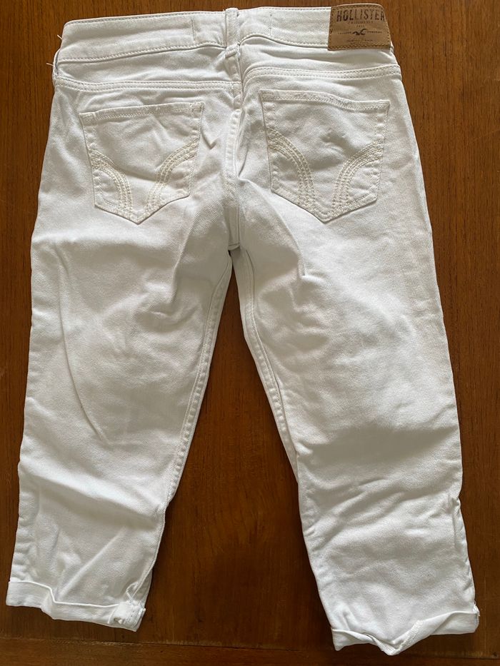 Pantacourt hollister blanc - photo numéro 6