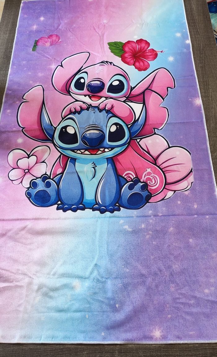 Drap de plage personnalisé stitch - photo numéro 7
