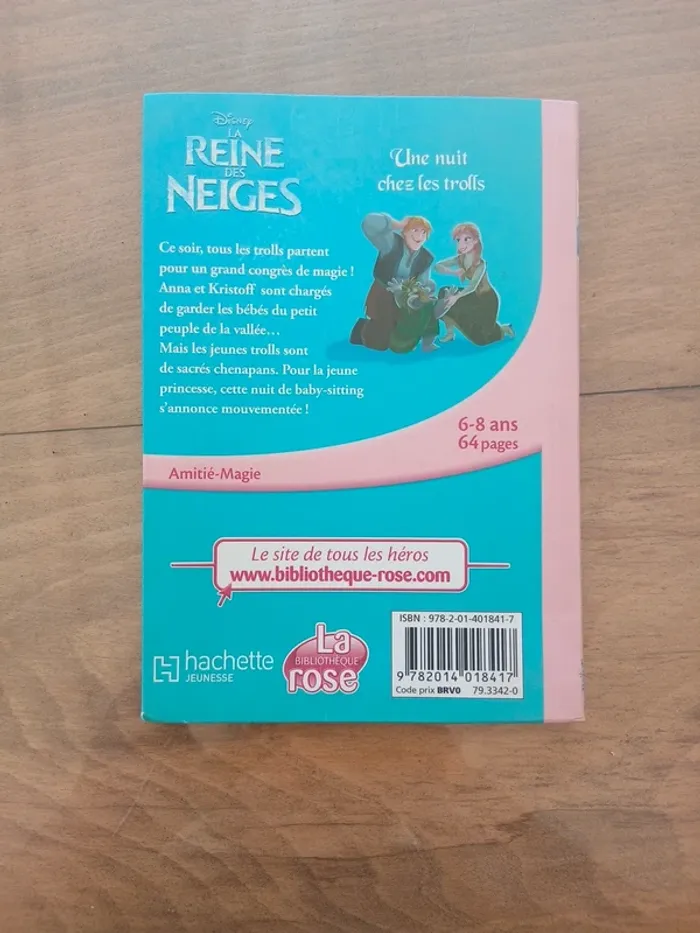 La reine des neiges une nuit chez les trolls bibliothèque rose - photo numéro 2