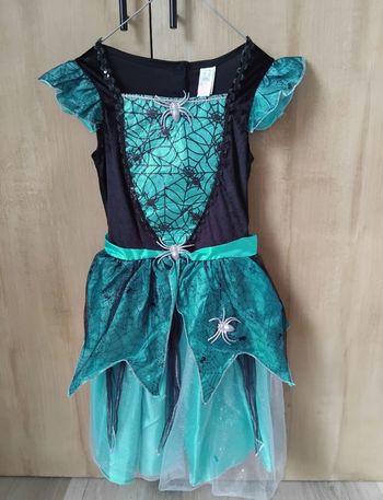 Déguisement Sorcière Robe Araignée Halloween 11 - 12 Ans 🕸