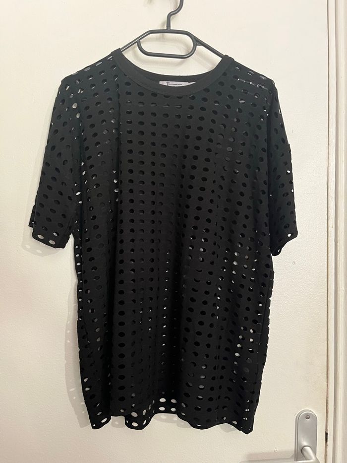 ALEXANDRE WANG T-shirt à motif découpé (à trous) taille S