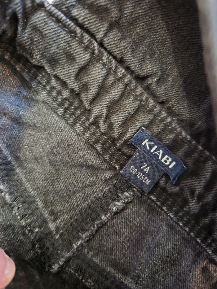 Salopette short en jeans - photo numéro 2