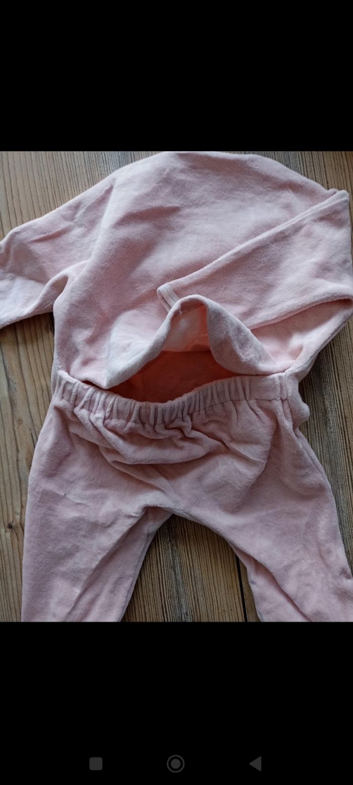 Pyjama fille 12 mois vert - photo numéro 5