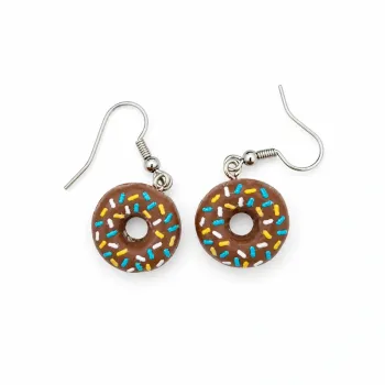 Boucle d'oreille donuts sans embout jamais porté