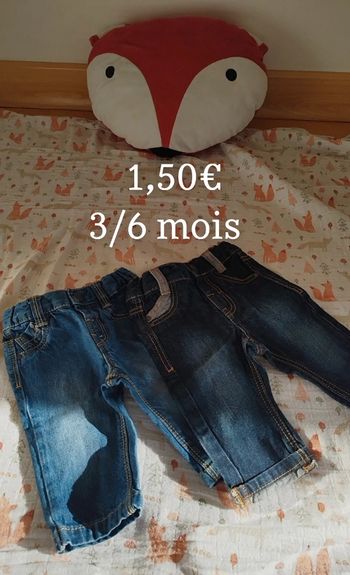 Lots de jeans 3/6 mois