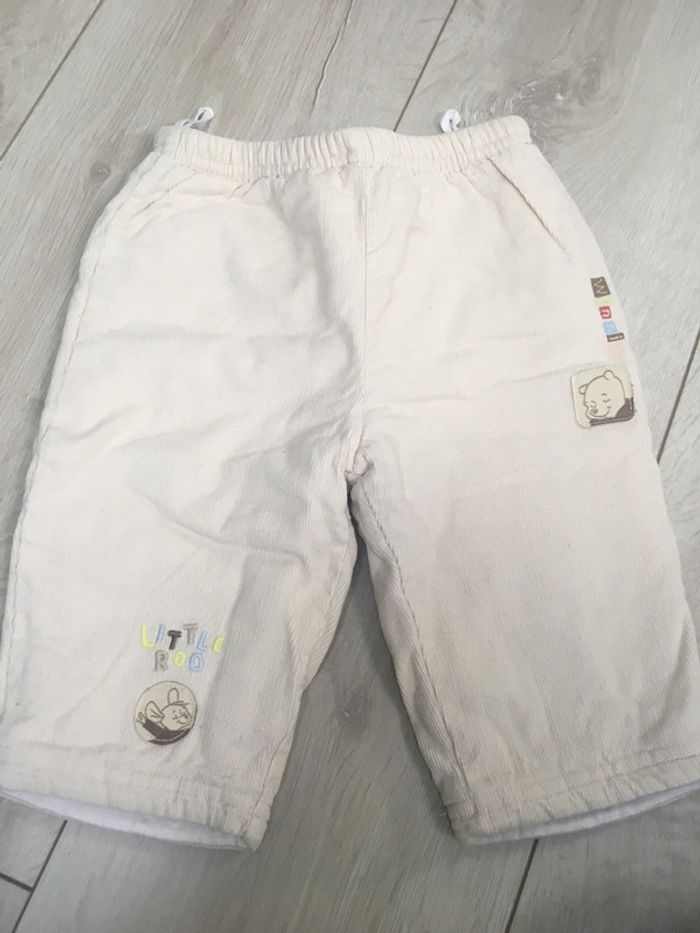 pantalon Disney crème 3-6 mois