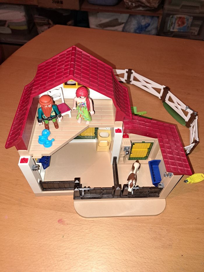 Playmobil country ferme et jury shleich - photo numéro 2