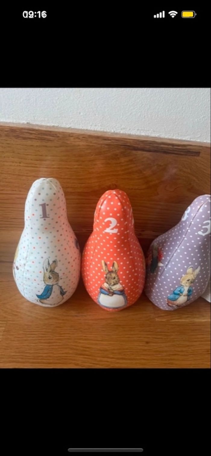 Set de quilles Pierre Lapin - Petit Jour Paris - état impeccable - photo numéro 5