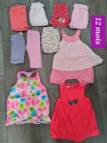 Lot fille 12 mois été