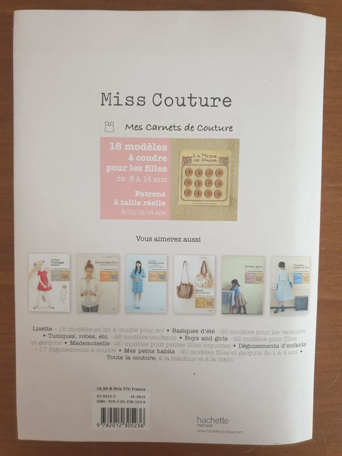 Livre de couture Miss couture - photo numéro 2