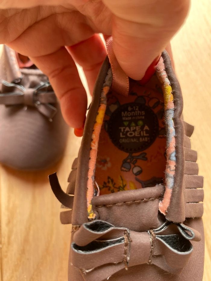 Chaussures souple 6 12 mois - photo numéro 2