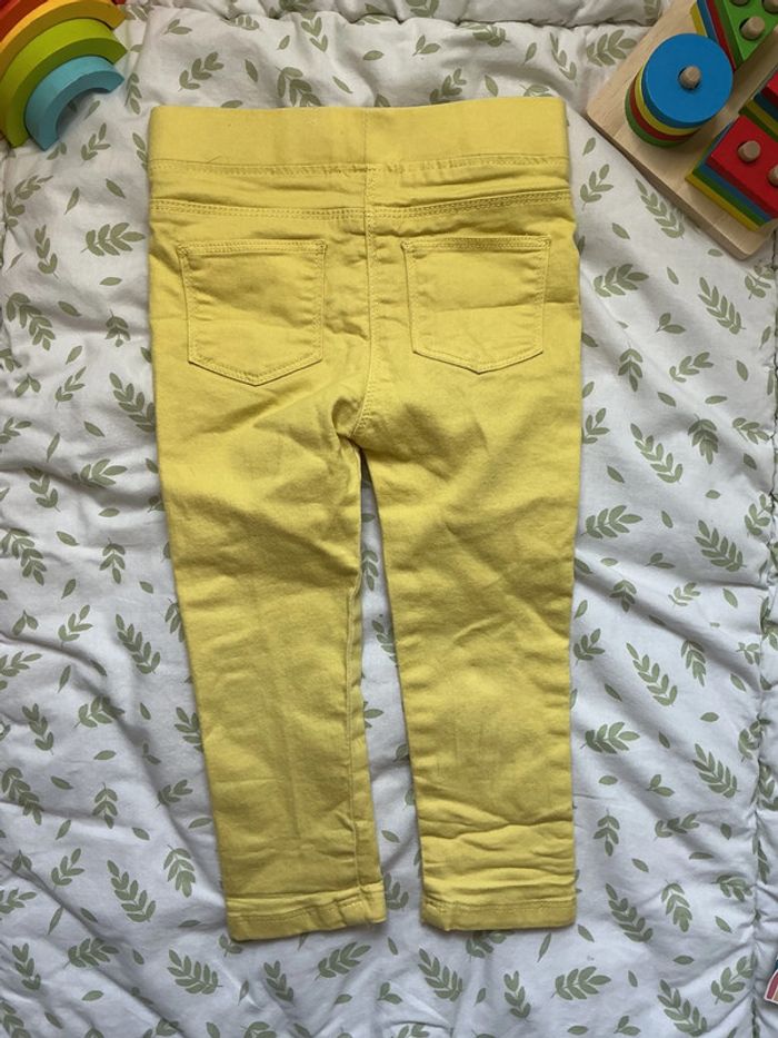 jegging slim jaune 24 mois boite à malices - photo numéro 5