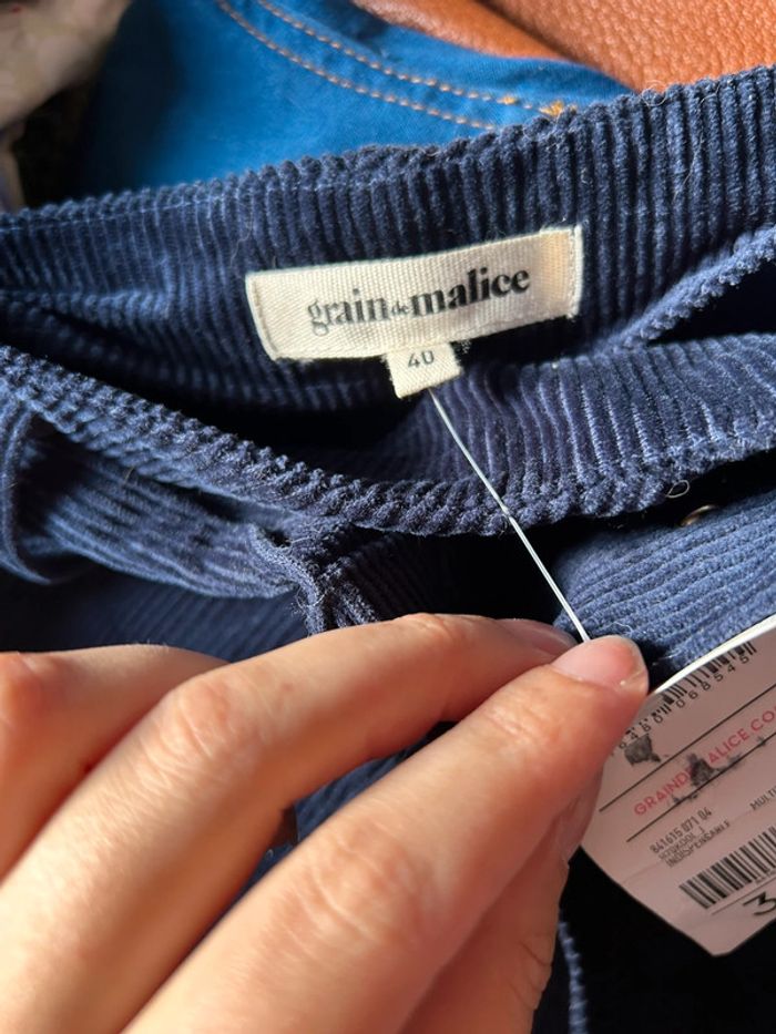 Jupe grain de malice bleu marine - photo numéro 4