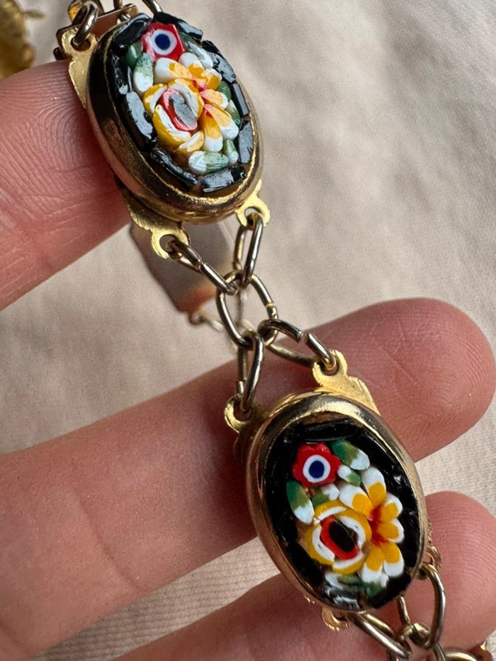 Bracelet en micro mosaïque italienne - photo numéro 2
