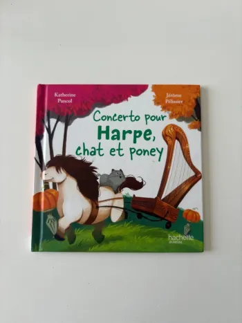 Livre Macdo concerto pour harpe, chat et poney