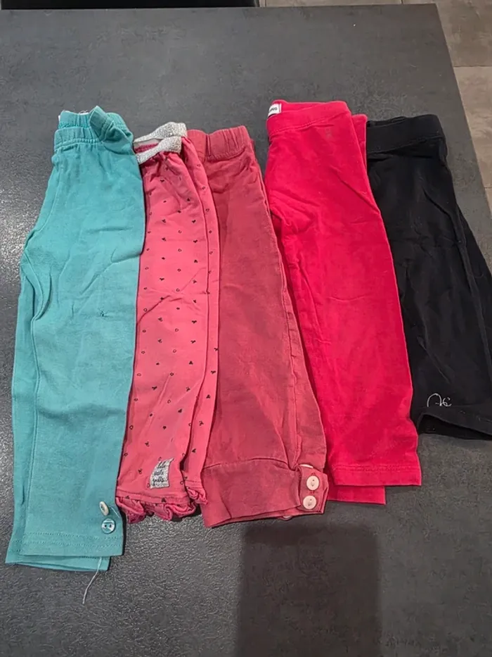 Lot leggings 2 ans - photo numéro 2