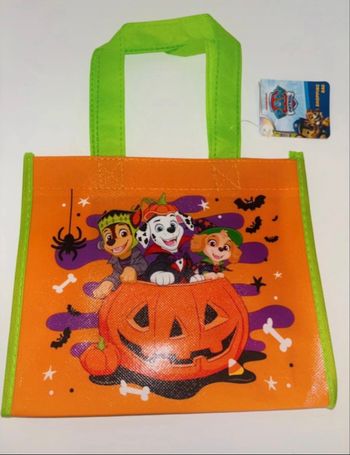Sac à bonbons pour Halloween pat patrouille