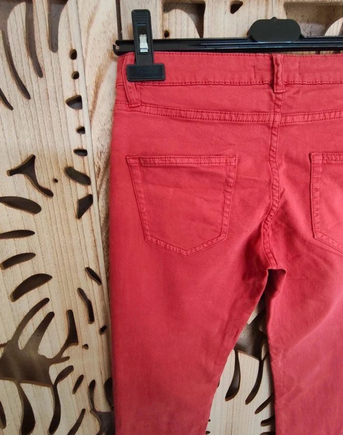 Pantalon skinny corail / rouge Cop Copine - photo numéro 10