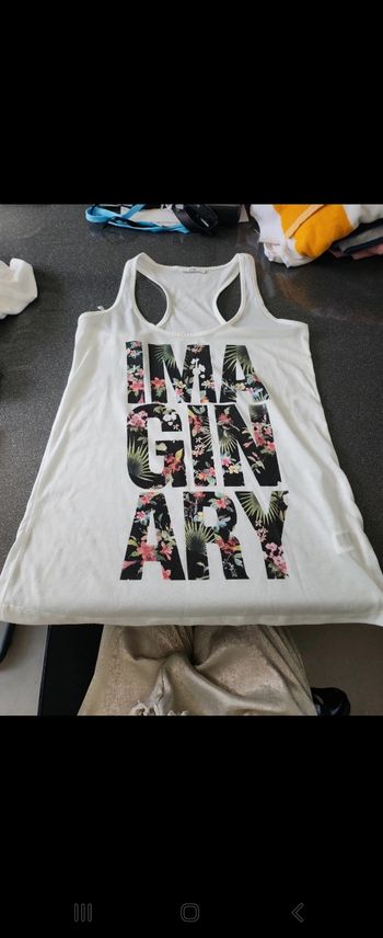 Débardeur blanc Mim