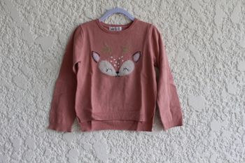 Pull rose H&M 4-6 ans