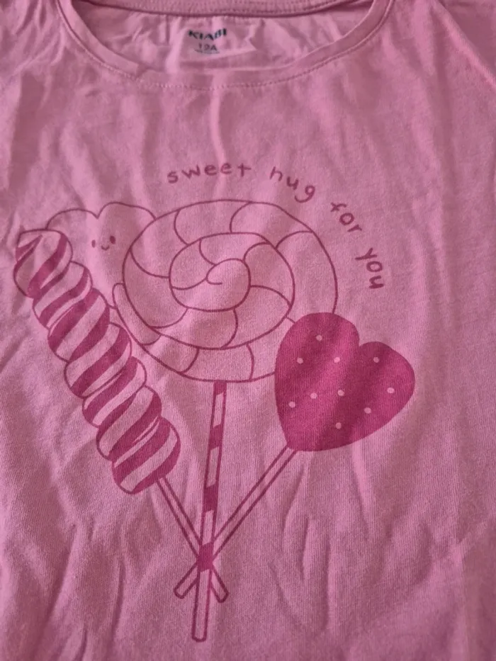 T-shirt manches longues imprimé bonbons - photo numéro 3