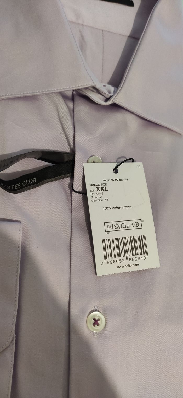 Chemise homme taille XXL (45-46) neuve - photo numéro 2