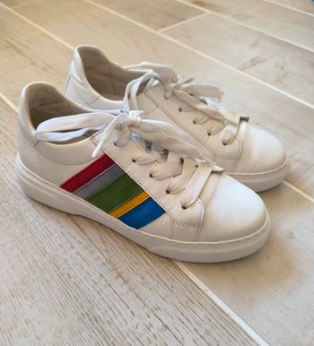Baskets cuir Gabor multicolores Arc en Ciel - Taille 35,5 (Taille marque 3)