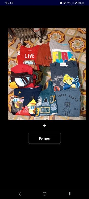 Lot 4 ans 35 pieces avec pièces neuves pas de vinted go