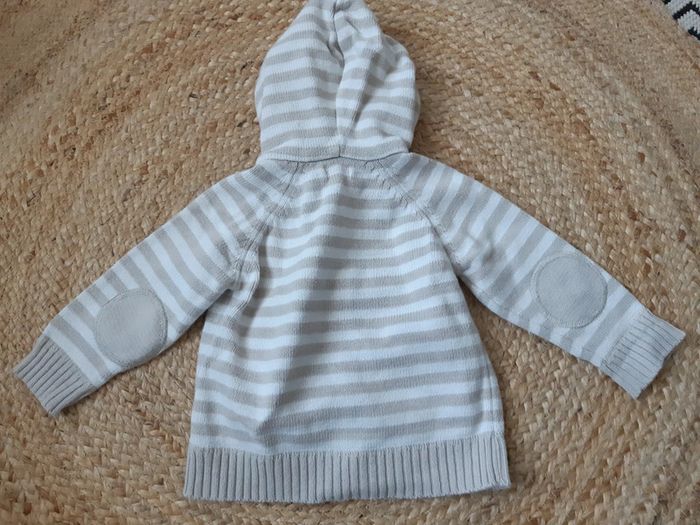 Gilet zippé à capuche Tex 18 mois - photo numéro 4