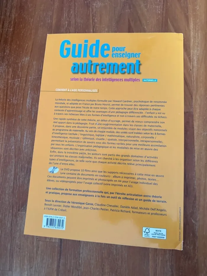 Livre guide pour renseigner autrement, selon la théorie des intelligences multiples - photo numéro 3