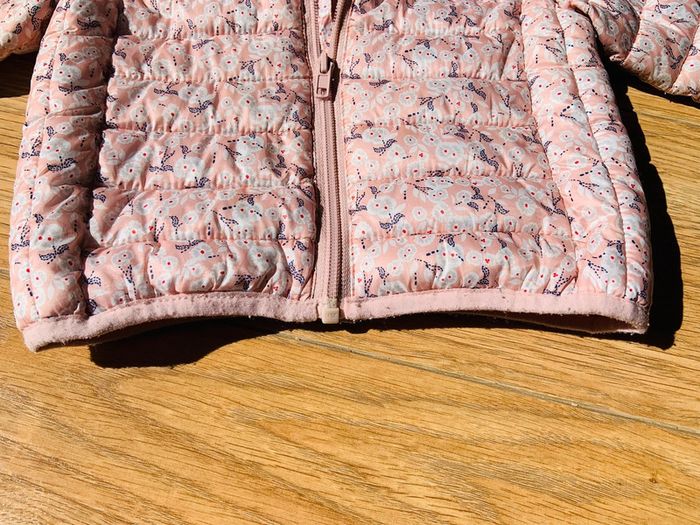 Blouson rose fleurs Bout’chou 12M - photo numéro 5